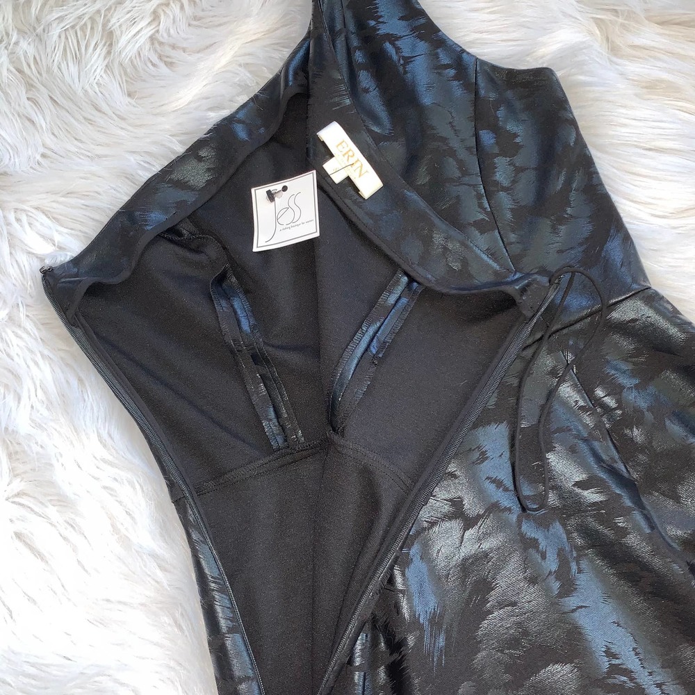 Erin Fetherston One Shoulder Animal Print Dress - Picture 11 of 14